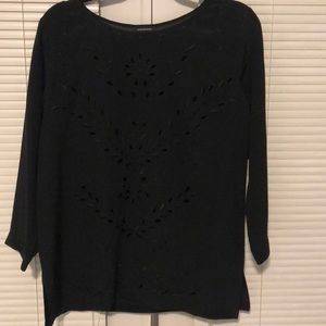 Club Monaco- Black Blouse- Size Small